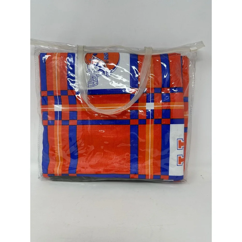 Florida Gators Collegiate Tablecloth Sykel Enterprises 52x70 Orange Blue Plaid
